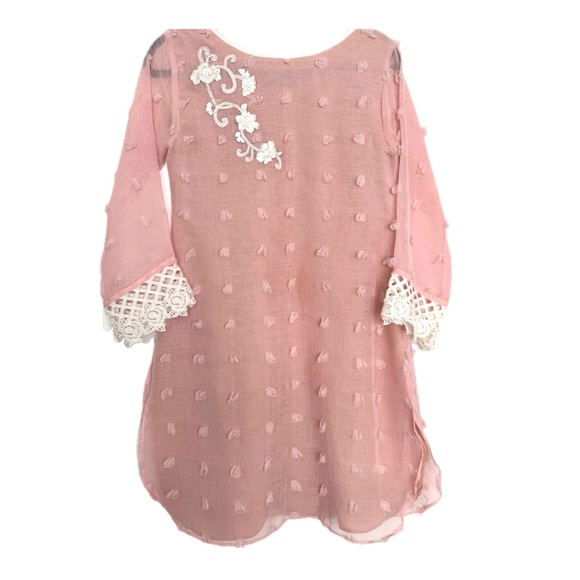 Other - Pakistani Pink Embroidery Kurta Kurti